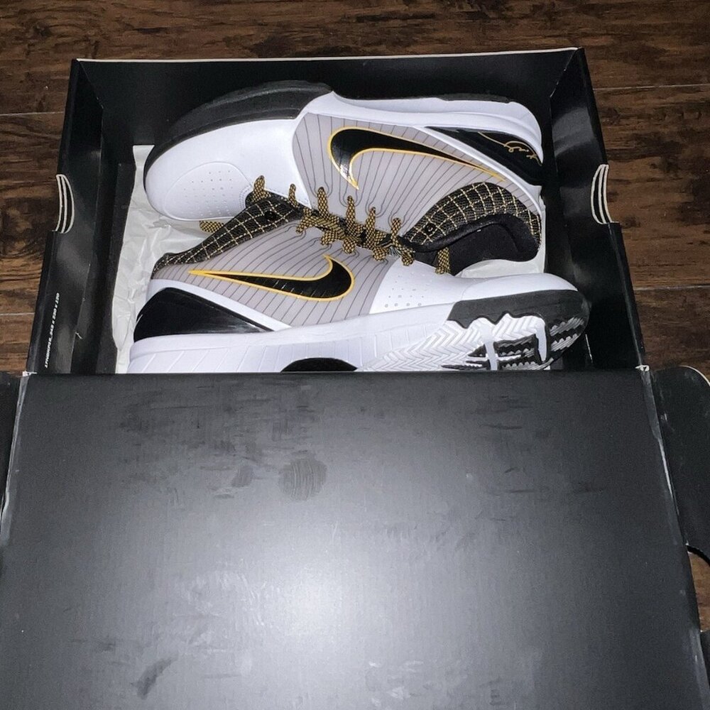 Kobe IV 4 Nike Protro  Del Sol Black Yellow